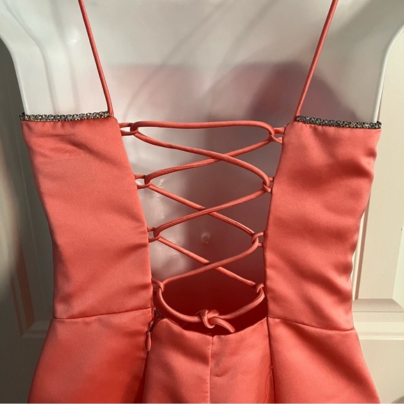 Vintage Pink Tulle Prom Dress Women’s Used Full Length - Picture 3 of 6